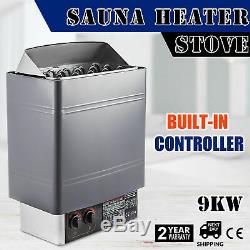 9kw Sauna Chauffage Poêle Wet & Dry De Contrôle Interne En Acier Inoxydable 220 V Spa Us