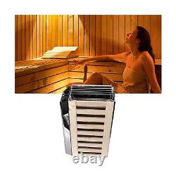 Chauffage de sauna, 3KW 110V Contrôle interne de la température réglable en acier inoxydable