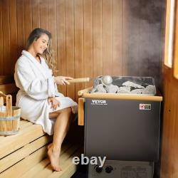 Chauffe-eau électrique de sauna 9KW 220V avec minuterie et commandes intégrées