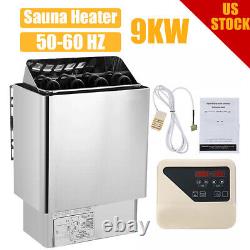 Chauffe-sauna électrique Poêle de sauna 9KW Équipement de sauna domestique 220V/240V