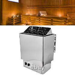 Chauffe-sauna électrique de 6KW avec contrôle interne, poêle pour équipement de salle de vapeur 220V.