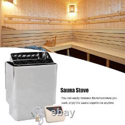 Chauffe-sauna traditionnel électrique avec contrôleur externe intelligent pour salle de sauna