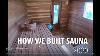 Comment Construire Sauna