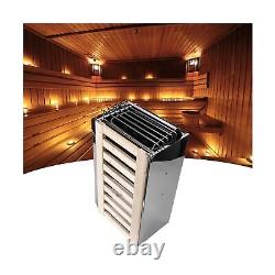 GLOGLOW Chauffe-sauna 3KW, Acier Inoxydable Réglable en Température 110V