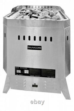 New Saunacore Heater Commercial Standard Poêle 12kw Sauna Heater