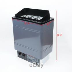 Pas Sauna Chauffage Poêle Humide / Sec Spa 6kw 8kw 9kw Panneau En Aluminium De Contrôle Interne