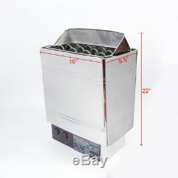 Poêle De Chauffage Pour Sauna Asg 6kw 8kw 9kw Contrôleur Bult-in En Acier Inoxydable Humide Et Sec