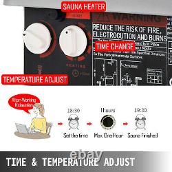 Poêle Électrique Sauna Chauffage Sec Sauna Poêle En Acier Inoxydable 2kw Contrôle Interne