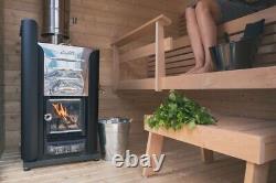 Poêle à bois pour sauna HARVIA WHP 1500, Kit de tuyauterie modulaire pour cheminée