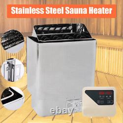 Poêle chauffante sèche 6/9KW 220-240V ETL pour chambre de spa sauna avec contrôleur numérique