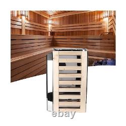 Poêle de sauna Qionia 3KW en acier inoxydable avec commande interne 110V