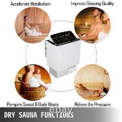 Poêle de sauna de 6 KW pour sauna sec, poêle externe de contrôle à 220V pour un maximum de 317 pieds cubes.
