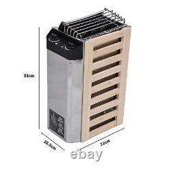 Poêle de sauna en acier inoxydable de 3,6 kW avec commande interne pour salle de sauna AOS