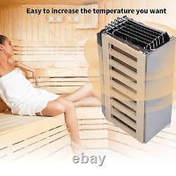 Poêle de sauna en acier inoxydable de 3,6 kW avec commande interne pour salle de sauna AOS