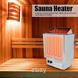 Poêle de sauna en acier inoxydable de 6 kW avec contrôle interne pour la salle de vapeur - Bat US