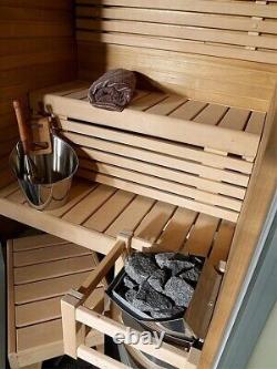 Poêle électrique de sauna HARVIA Vega Compact 3,5 kW avec panneau de contrôle intégré