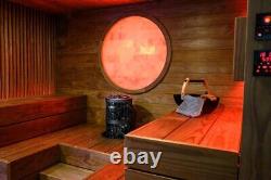 Poele électrique pour sauna HARVIA Legend 11 kW avec panneau de contrôle WiFi en acier noir
