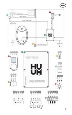 Poêle électrique pour sauna HUUM Drop 4,5 kW & Panneau de contrôle WiFi UKU équipé