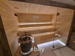 Poêle électrique pour sauna HUUM HIVE Mini 6 kW équipé d'un panneau de contrôle WiFi UKU.