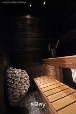 Réchauffeur De Sauna Électrique + Contrôle, Cuisinière Design À Vapeur Pour La Vapeur D'eau Huum Goutte 4,5-9 Kw